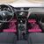 Breast Cancer Awareness Car Mats Think Pink Polynesian Ribbon and Butterfly