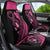 Breast Cancer Awareness Car Seat Cover Think Pink Polynesian Ribbon and Butterfly