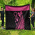 Breast Cancer Awareness Quilt Think Pink Polynesian Ribbon and Butterfly