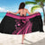 Breast Cancer Awareness Sarong Think Pink Polynesian Ribbon and Butterfly