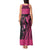 Breast Cancer Awareness Tank Maxi Dress Think Pink Polynesian Ribbon and Butterfly