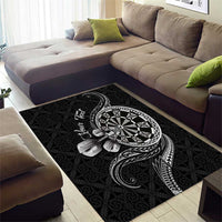Personalised Niue Darts Masters Area Rug Tribal Hiapo Dartboard LT03 - Polynesian Pride