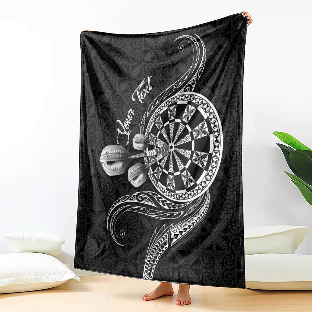 Personalised Niue Darts Masters Blanket Tribal Hiapo Dartboard LT03 - Polynesian Pride