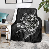 Personalised Niue Darts Masters Blanket Tribal Hiapo Dartboard LT03 - Polynesian Pride