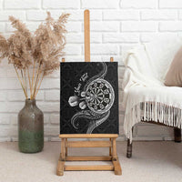 Personalised Niue Darts Masters Canvas Wall Art Tribal Hiapo Dartboard LT03 - Polynesian Pride