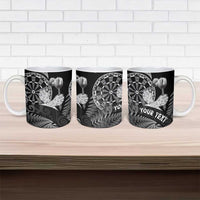 Personalised New Zealand Aotearoa Darts Masters Ceramic Mug Silver Fern and Maori Spirit LT03 - Polynesian Pride