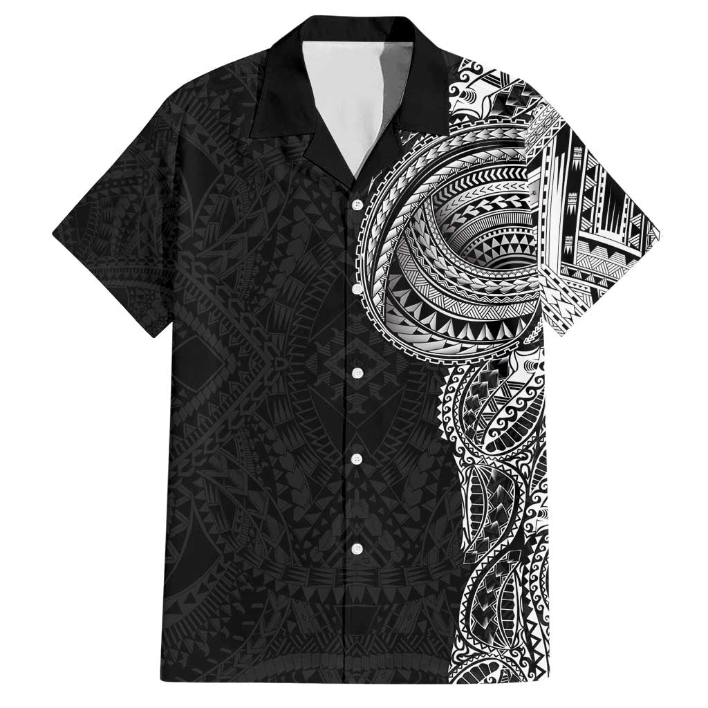 Traditional Polynesian Art Tattoos Hawaiian Shirt Black Color LT03 Black - Polynesian Pride