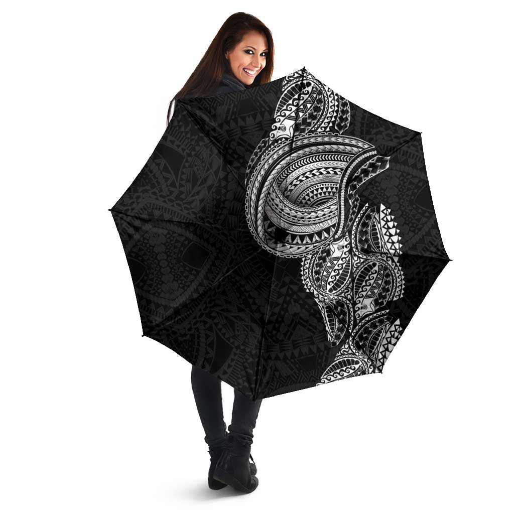 Traditional Polynesian Art Tattoos Umbrella Black Color LT03 - Polynesian Pride