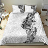 Traditional Polynesian Art Tattoos Bedding Set White Color LT03 - Polynesian Pride
