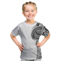 Traditional Polynesian Art Tattoos Kid T Shirt White Color LT03 White - Polynesian Pride