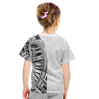 Traditional Polynesian Art Tattoos Kid T Shirt White Color LT03 - Polynesian Pride