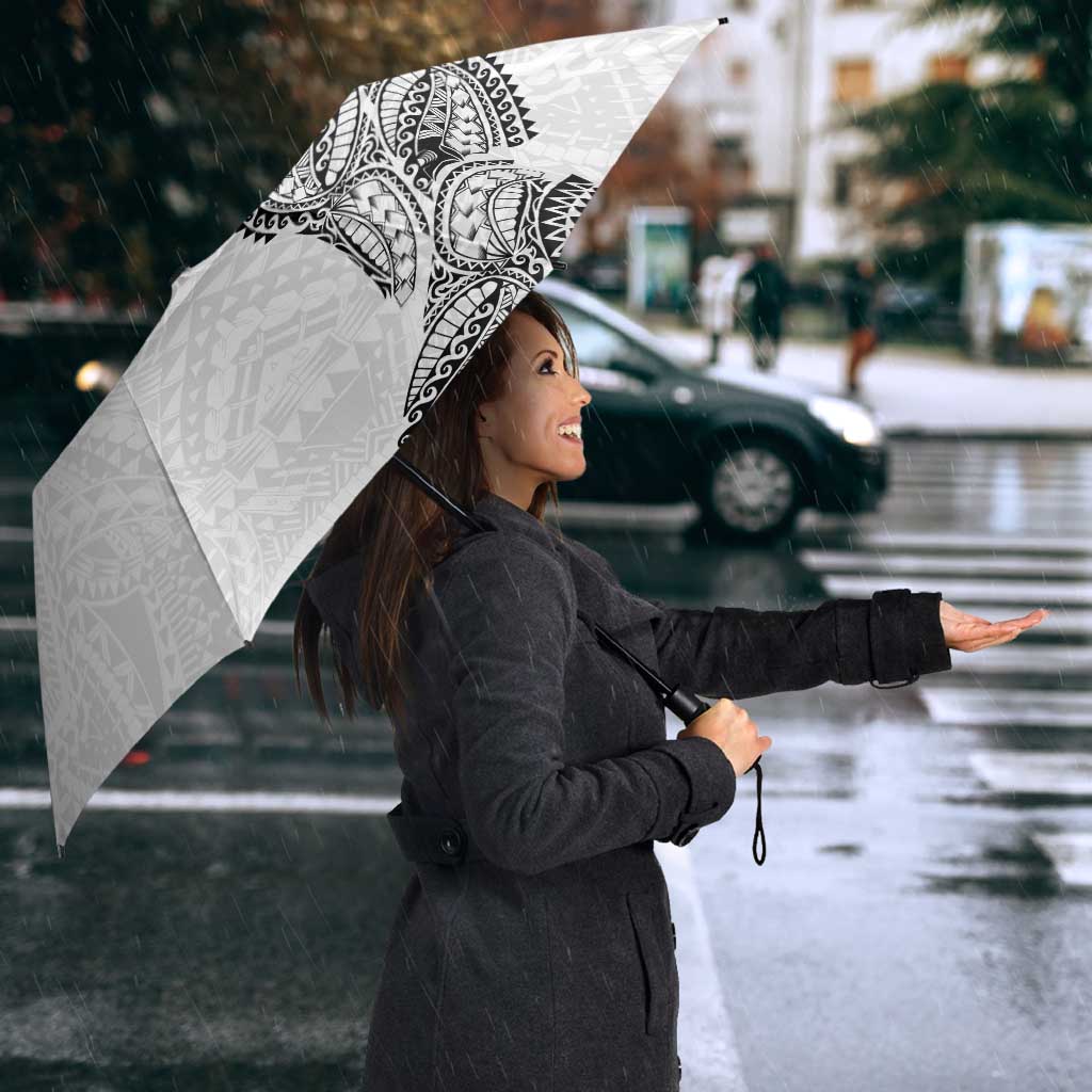 Traditional Polynesian Art Tattoos Umbrella White Color LT03 - Polynesian Pride