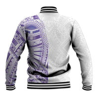 Traditional Polynesian Art Tattoos Baseball Jacket Purple Color LT03 - Polynesian Pride