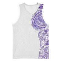 Traditional Polynesian Art Tattoos Basketball Jersey Purple Color LT03 Unisex Purple - Polynesian Pride
