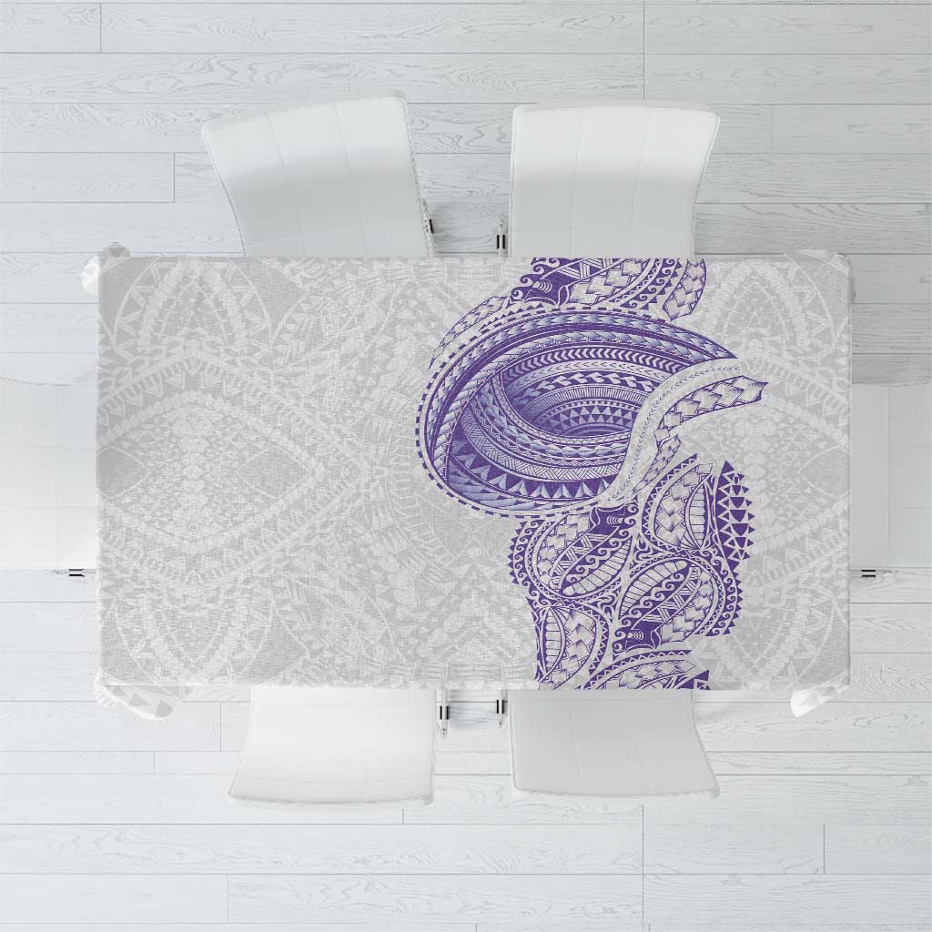 Traditional Polynesian Art Tattoos Tablecloth Purple Color LT03 Purple - Polynesian Pride