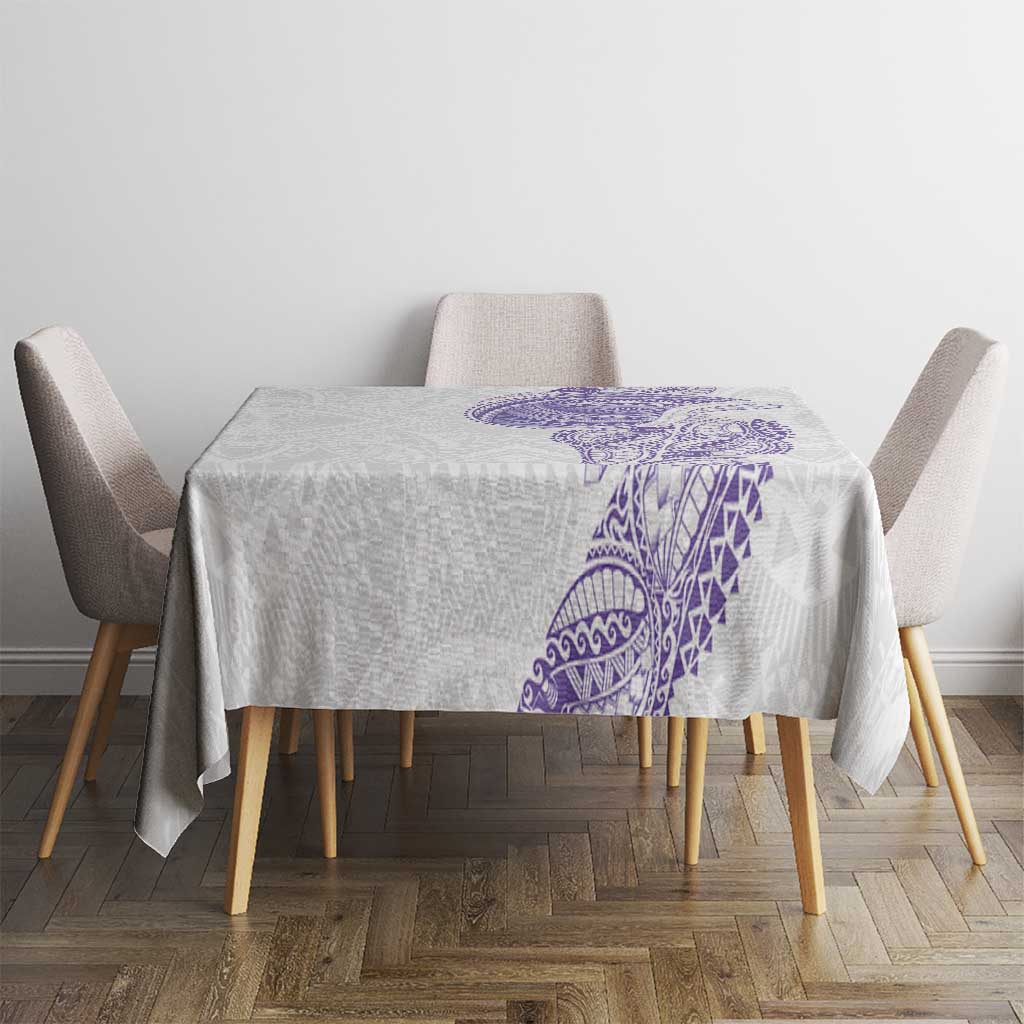 Traditional Polynesian Art Tattoos Tablecloth Purple Color LT03 - Polynesian Pride