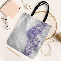Traditional Polynesian Art Tattoos Tote Bag Purple Color LT03 Black Strap One Size Purple - Polynesian Pride