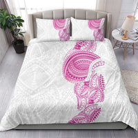 Traditional Polynesian Art Tattoos Bedding Set Pink Color LT03 - Polynesian Pride