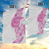Traditional Polynesian Art Tattoos Garden Flag Pink Color LT03 - Polynesian Pride