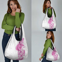 Traditional Polynesian Art Tattoos Grocery Bag Pink Color LT03 - Polynesian Pride