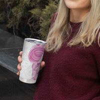Traditional Polynesian Art Tattoos Tumbler Cup Pink Color LT03 - Polynesian Pride