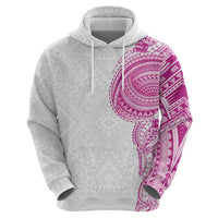 Traditional Polynesian Art Tattoos Zip Hoodie Pink Color LT03 - Polynesian Pride