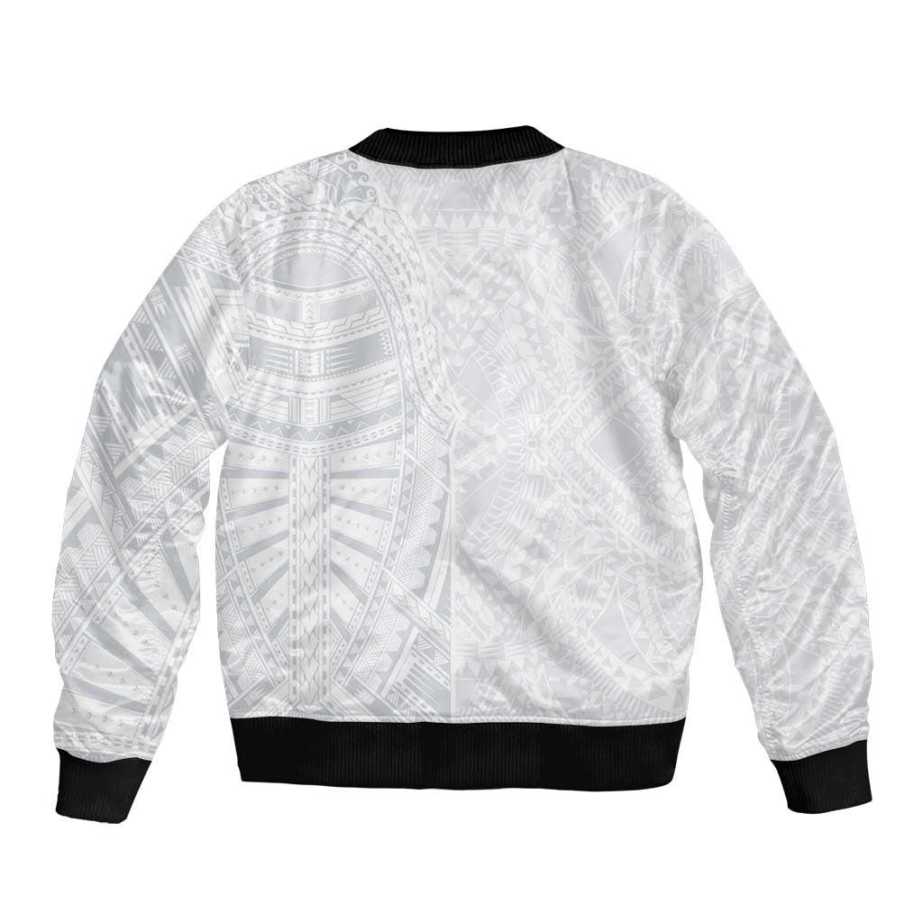 Lotu Tamaiti Bomber Jacket Traditional Samoan Art Tattoos LT03 - Polynesian Pride