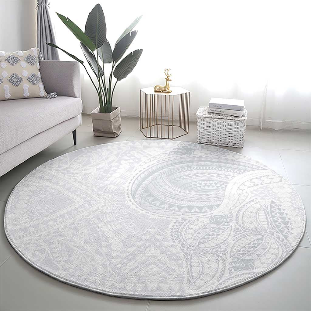 Lotu Tamaiti Round Carpet Traditional Samoan Art Tattoos LT03 - Polynesian Pride