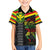 Kanaka Maoli Running Hawaiian Shirt Kakau Pattern with Kanaka Maoli Flag Color