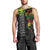 Kanaka Maoli Running Men Tank Top Kakau Pattern with Kanaka Maoli Flag Color