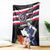 Honolulu Running Race Blanket Hawaii Marathon Kakau Art with Hibiscus and National Flag Style