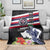 Honolulu Running Race Blanket Hawaii Marathon Kakau Art with Hibiscus and National Flag Style