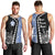 Fiji Queen Victoria School Men Tank Top Tapa and Polynesian Tribal Pattern Half Style LT03 - Polynesian Pride