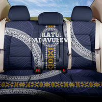 Fiji Ratu Kadavulevu School Back Car Seat Cover Tapa and Polynesian Tribal Pattern LT03 One Size Blue - Polynesian Pride