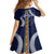 Fiji Ratu Kadavulevu School Family Matching Off Shoulder Long Sleeve Dress and Hawaiian Shirt Tapa and Polynesian Tribal Pattern LT03 - Polynesian Pride