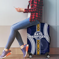 Fiji Ratu Kadavulevu School Luggage Cover Tapa and Polynesian Tribal Pattern LT03 - Polynesian Pride