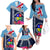 Fiji Lelean Memorial School Family Matching Off Shoulder Long Sleeve Dress and Hawaiian Shirt Tapa and Polynesian Tribal Pattern LT03 - Polynesian Pride