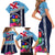 Fiji Lelean Memorial School Family Matching Short Sleeve Bodycon Dress and Hawaiian Shirt Tapa and Polynesian Tribal Pattern LT03 - Polynesian Pride