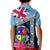 Fiji Lelean Memorial School Kid Polo Shirt Tapa and Polynesian Tribal Pattern LT03 - Polynesian Pride