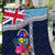 Fiji Lelean Memorial School Quilt Tapa and Polynesian Tribal Pattern LT03 Blue - Polynesian Pride