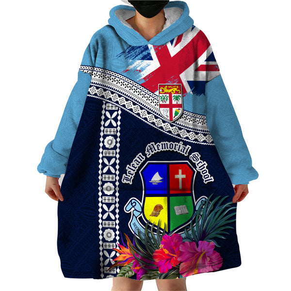 Fiji Lelean Memorial School Wearable Blanket Hoodie Tapa and Polynesian ...