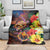 Hawaiian Sea Animals Love Couple Blanket Aloha Sunset Symphony