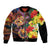 Hawaiian Sea Animals Love Couple Bomber Jacket Aloha Sunset Symphony