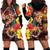 Hawaiian Sea Animals Love Couple Hoodie Dress Aloha Sunset Symphony