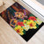 Hawaiian Sea Animals Love Couple Rubber Doormat Aloha Sunset Symphony