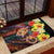 Hawaiian Sea Animals Love Couple Rubber Doormat Aloha Sunset Symphony