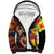 Hawaiian Sea Animals Love Couple Sherpa Hoodie Aloha Sunset Symphony