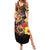 Hawaiian Sea Animals Love Couple Summer Maxi Dress Aloha Sunset Symphony