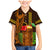 Hawaii Tiki Mask Cocktail Family Matching Mermaid Dress and Hawaiian Shirt Kakau Tattoo LT03 Son's Shirt Brown - Polynesian Pride