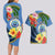 Micronesia Constitution Day Couples Matching Long Sleeve Bodycon Dress and Hawaiian Shirt Hibiscus and Tapa Tribal Pattern LT03 - Polynesian Pride